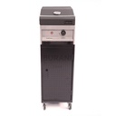Electric Grill 35 x 60 Tapa Negra - C/Carro