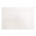 [19157W] Individuales Rectangulares - Rafia White (6und)