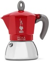 Cafetera Moka Inducción 6 pocillos Rojo - Bialetti