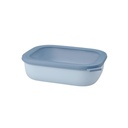 Bowl Cirqula Rectangular Bajo 2000 ml Nordic Blue - Mepal