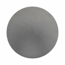 [41081] Individuales Circulares - Rafia Dark Grey (6und)