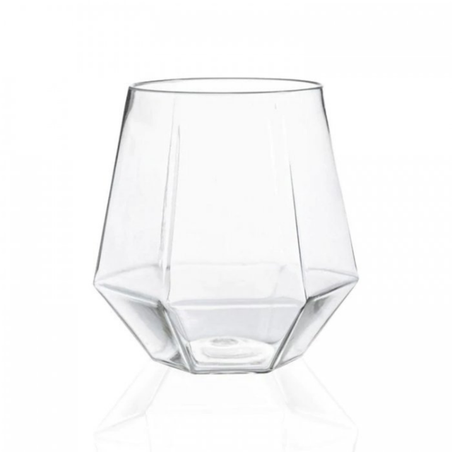 Vasos de Vidrio Agua/Whisky 300 ml. - Diamante x (6und)