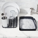 Escurridor Contenedor de Platos Gris Wash & Drain - Joseph Joseph