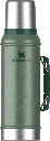 Termo Clássic 950 ml c/ Manija y Tapón Cebador Hammertone Green - Stanley