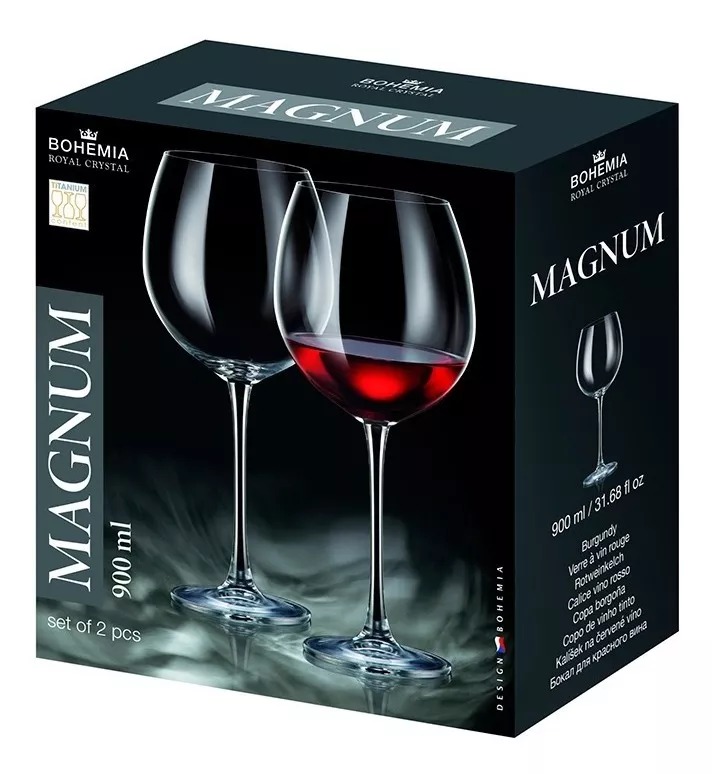 Copas de Vino Magnum 900ml Set x (2und) - Bohemia