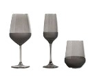 Set x 6 Copas de Vino 490ml + 6 Copas de Champagñe 195ml + 6 Vasos Bajos 425ml - Gris Fondo Esmerilado