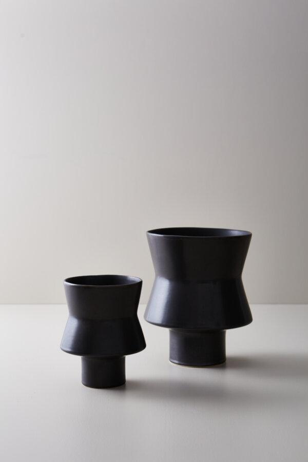 Jarrón Hedy Negro - Set x (2und)