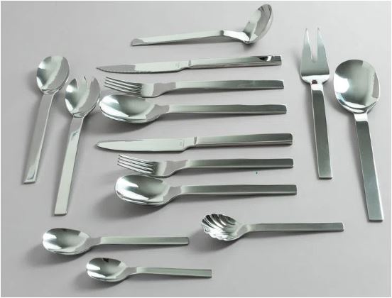 Cubiertos en Acero Aloa - Set x (102 pzas)