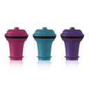 Set de 3 Tapones p/Vacío colores - Vacu Vin