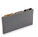 Billetera S3 Gris60 con Hilo Negro - Vacavaliente
