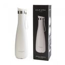 Botella Térmica Wavy Blanca 750ml - Sakura
