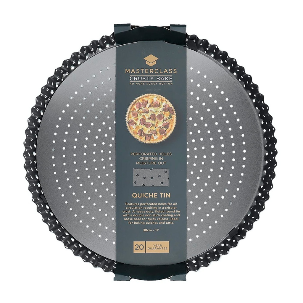 Molde Redondo Microperforado Base Desmontable 28 cm - Masterclass