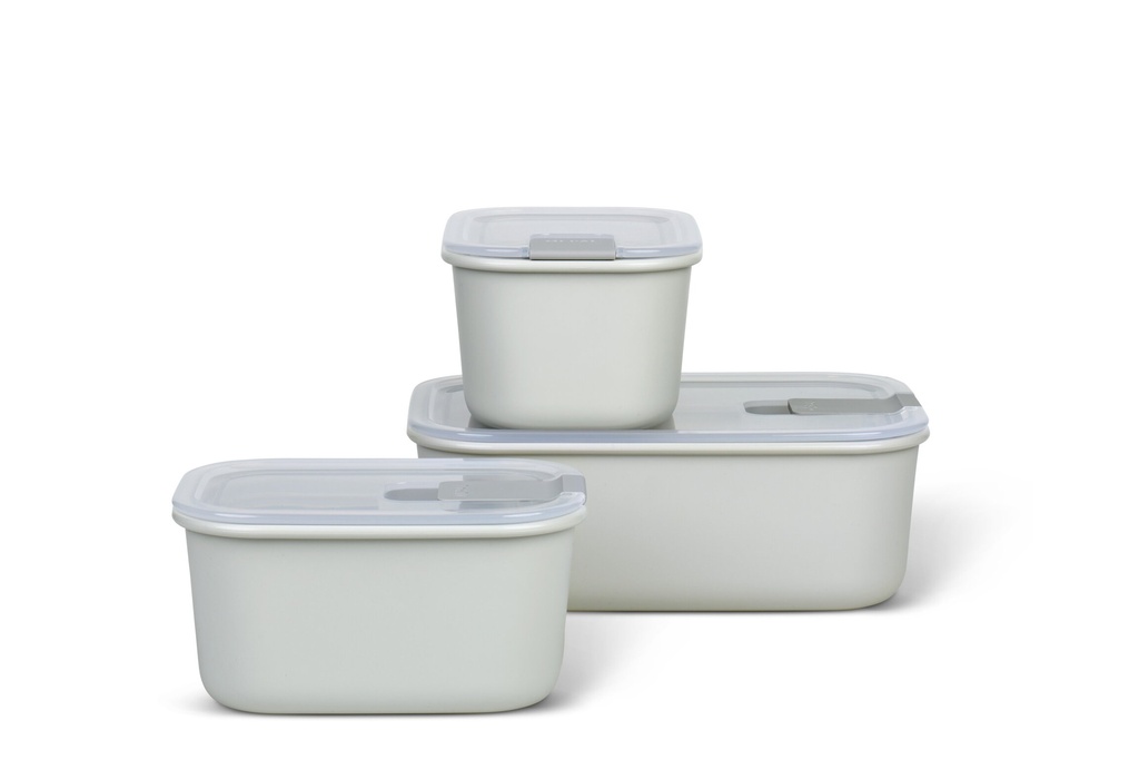 Contenedores EasyClip Set x 3 und Nordic White - Mepal