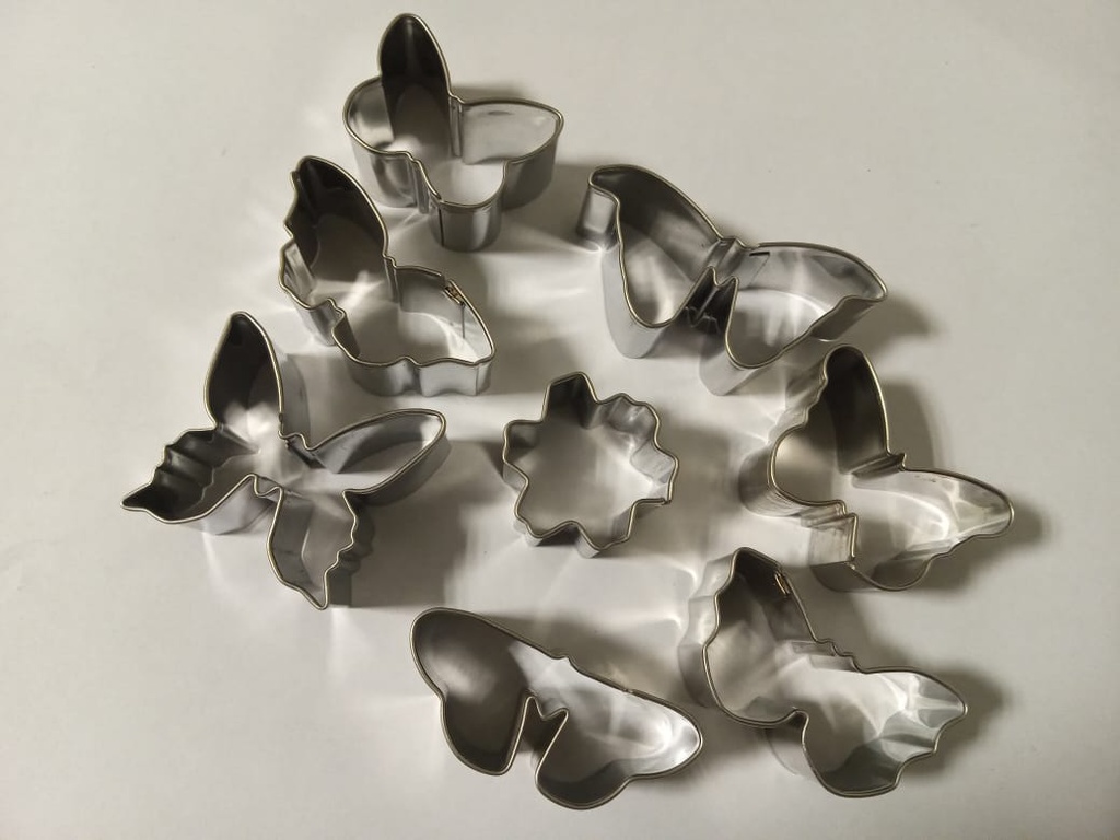 Set Cortantes De Aluminio Para Cookies