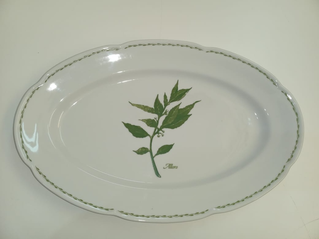 Fuente Oval 38cm-Provenza Hierbas