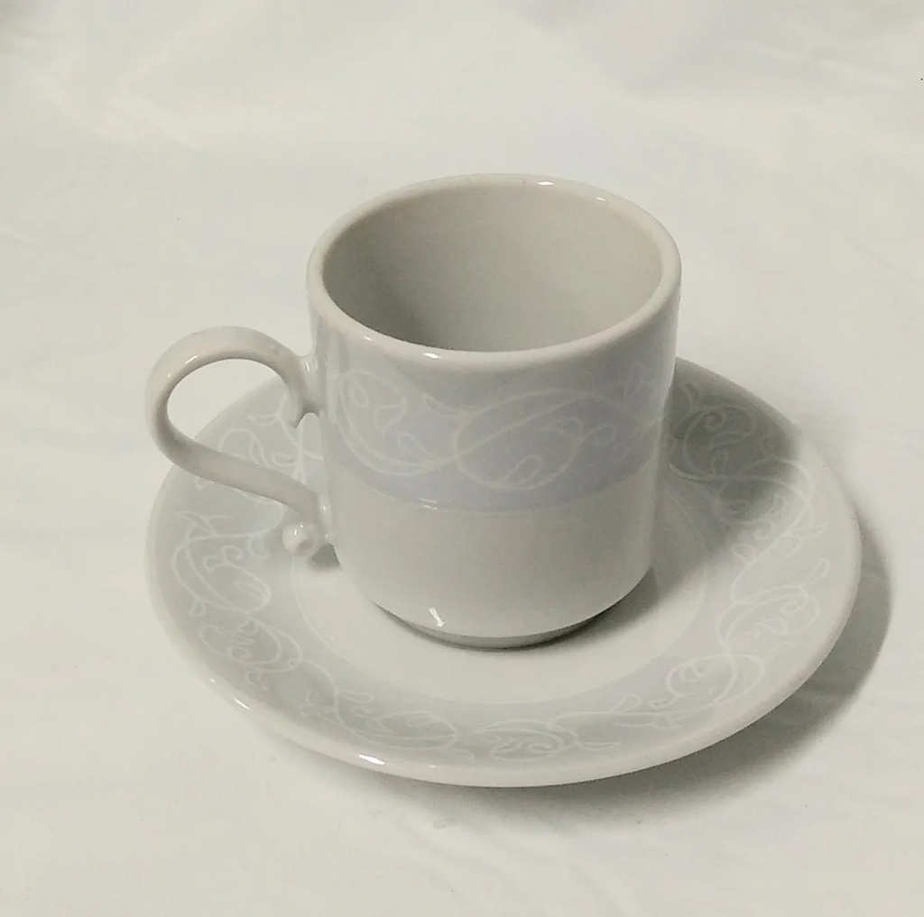 Taza Café  C/Plato x Unidad - Linea Maria  Sogno Cerene