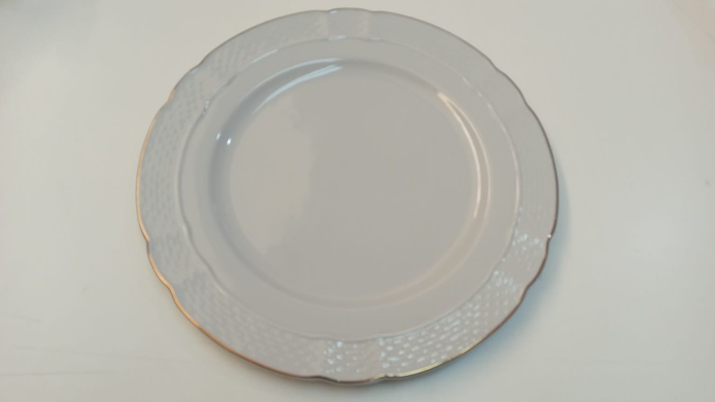 Fuente Redonda 32cm Vanna - Filete Fino Oro