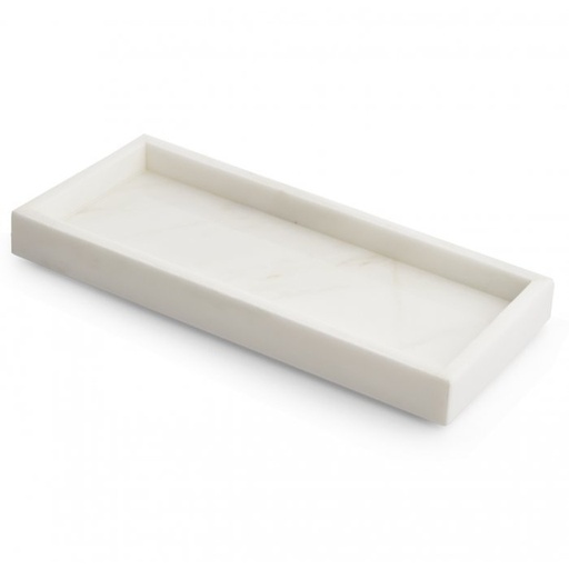 [25061-2] Bandeja Rectangular - Mármol Blanco