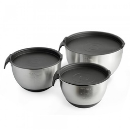 [19304-SET] Set 3 Bowls - Acero inoxidable