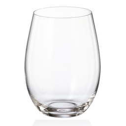 [CR CRY91E] Vaso Borgoña de Cristal 560ml - Set x (6und)