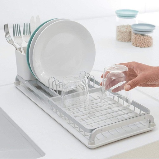 [117282] Escurridor de Platos Compacto Light Grey  - Brabantia