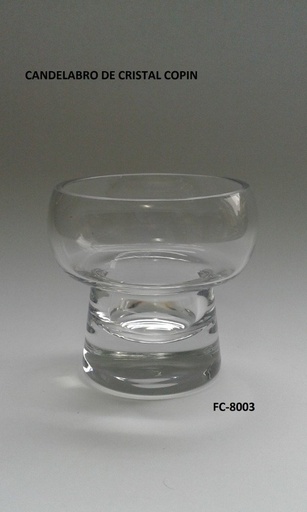 [FC-8003] Candelabro/Compotera de Cristal Copin