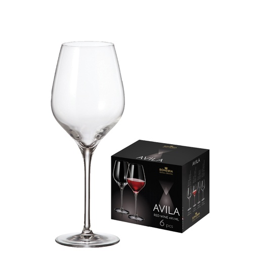 [4495] Copa Vino Avila 495ml - Bohemia (6 und)