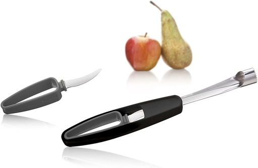 [46633] Descorazonador Manzana + Cuchillo Negro - Vacu Vin