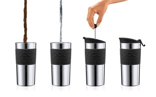 [11067-01] Travel Press Acero - Bodum