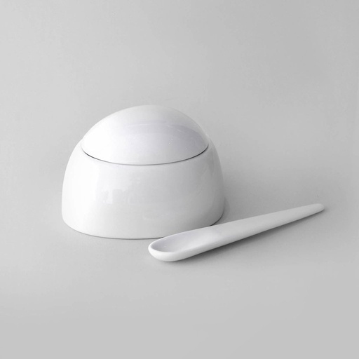 [RP 5618 + 5629] Azucarera c/Tapa Irregular + Cuchara - Royal Porcelain