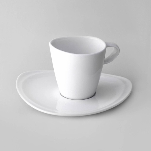 [RP 5610 + RP 5612] Taza Té c/Plato Irregular - Royal Porcelain