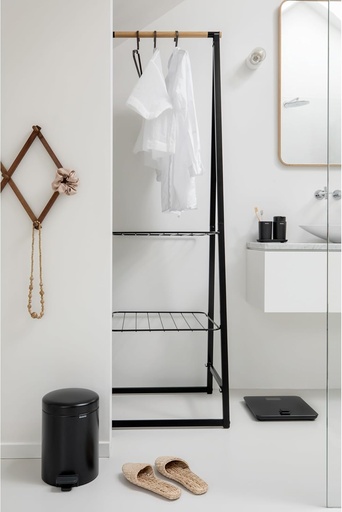 [113321] Cesto de Baño New lcon 3L  Negro Mate - Brabantia
