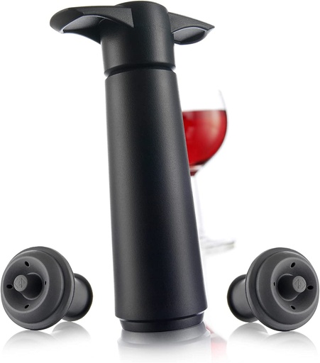 [09814] Bomba de Vacío p/Vino con 2 Tapones - Vacu Vin