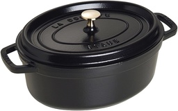 [1102325] Cocotte Oval 23 cm Black-- Staub