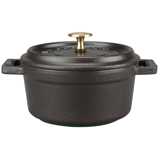 [1101025] Cocotte Round 10 cm black - Staub