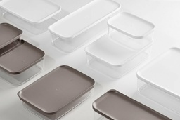 [271223 + 271227 + 271231 + 271235] Set Food Container White (4 und) - Litem