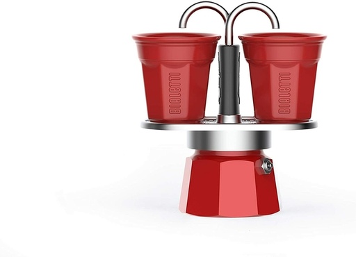 [0007303/MR] Mini Cafetera Express Red para 2 pocillos - Bialetti