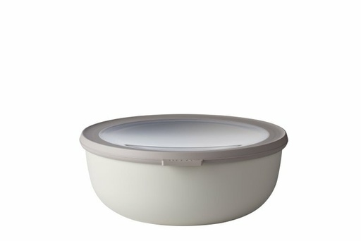 [106216032500] Bowl Cirqula 2250ml Bajo Nordic White - Mepal