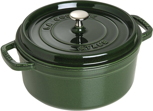 [1102485] Cocotte Round 24 cm Basil - Staub