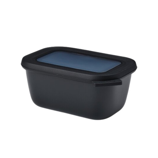 [106253041100] Bowl Cirqula Rectangular Alto 750 ml Nordic Black - Mepal