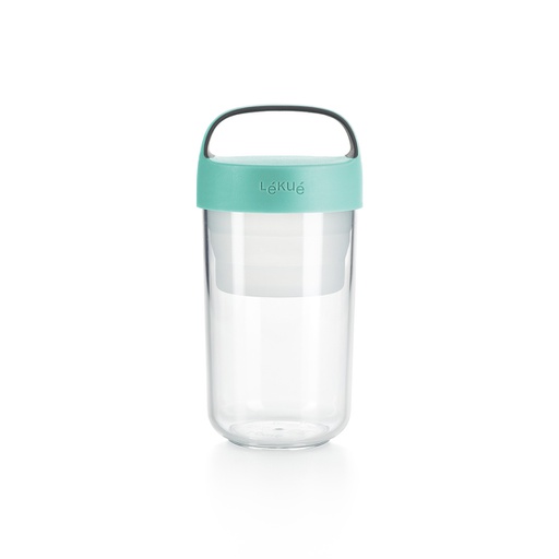 [LJTG6-TQ] Jar To Go Organic Turquesa 600 ml - Lékué