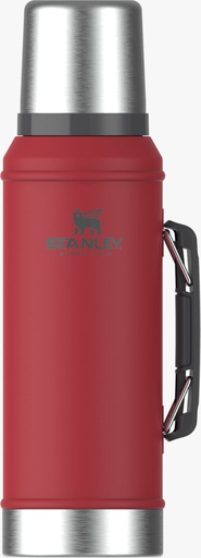 [10-10148-003] Termo Classic 950ml c/Manija y Tapón Cebador Red - Stanley