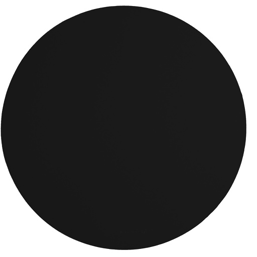 [MT330122] Individual Circular Negro x (6und) - Vacavaliente