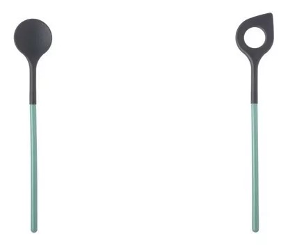 [104-11-21] Set de Cucharas Optima Verde Nórdico Rosti - Mepal