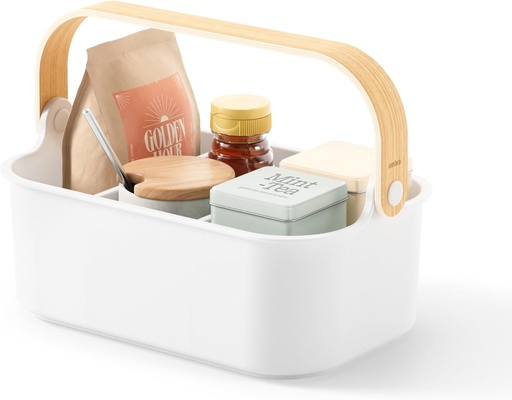 [1019941-668] Organizador Multiuso c/Manija Bellwood Bin White - Umbra