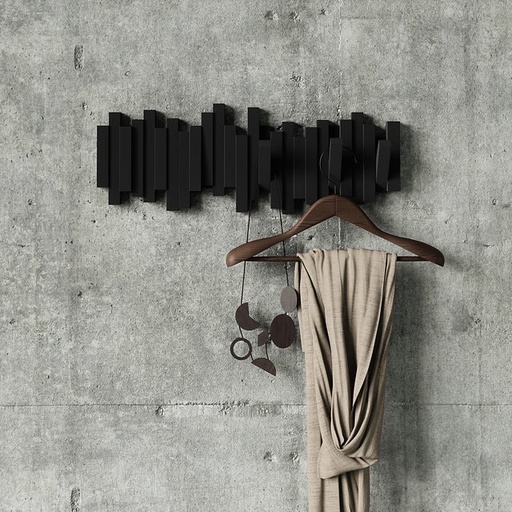 [318211-040] Perchero Rebatible de Pared Sticks 5 Ganchos - Umbra