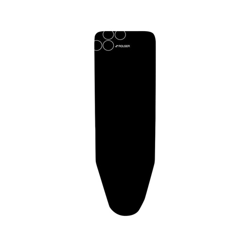 [F2-NE] Funda Tabla de Planchar F2 (130×48) Negro - Rolser