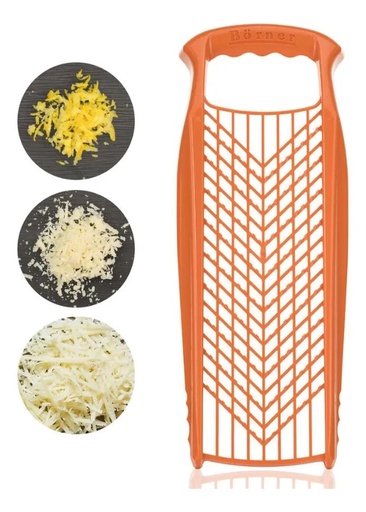 [BOR0014N] Rallador Fino y Grueso Reibe Naranja - Börner