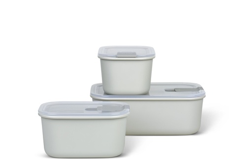 [106180032500] Contenedores EasyClip Set x 3 und Nordic White - Mepal