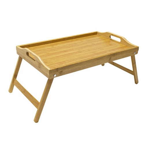 [19253] Bandeja de Cama Madera Bamboo 50 X 30 cms